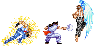 The hidden moves for Ray, Lee, and Mizoguchi placed side-by-side.